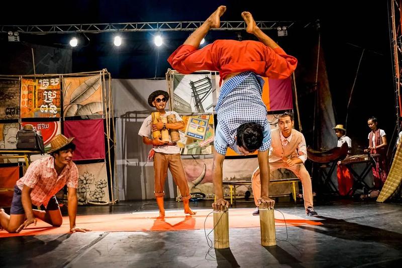 Phare circus performers in Siem Reap