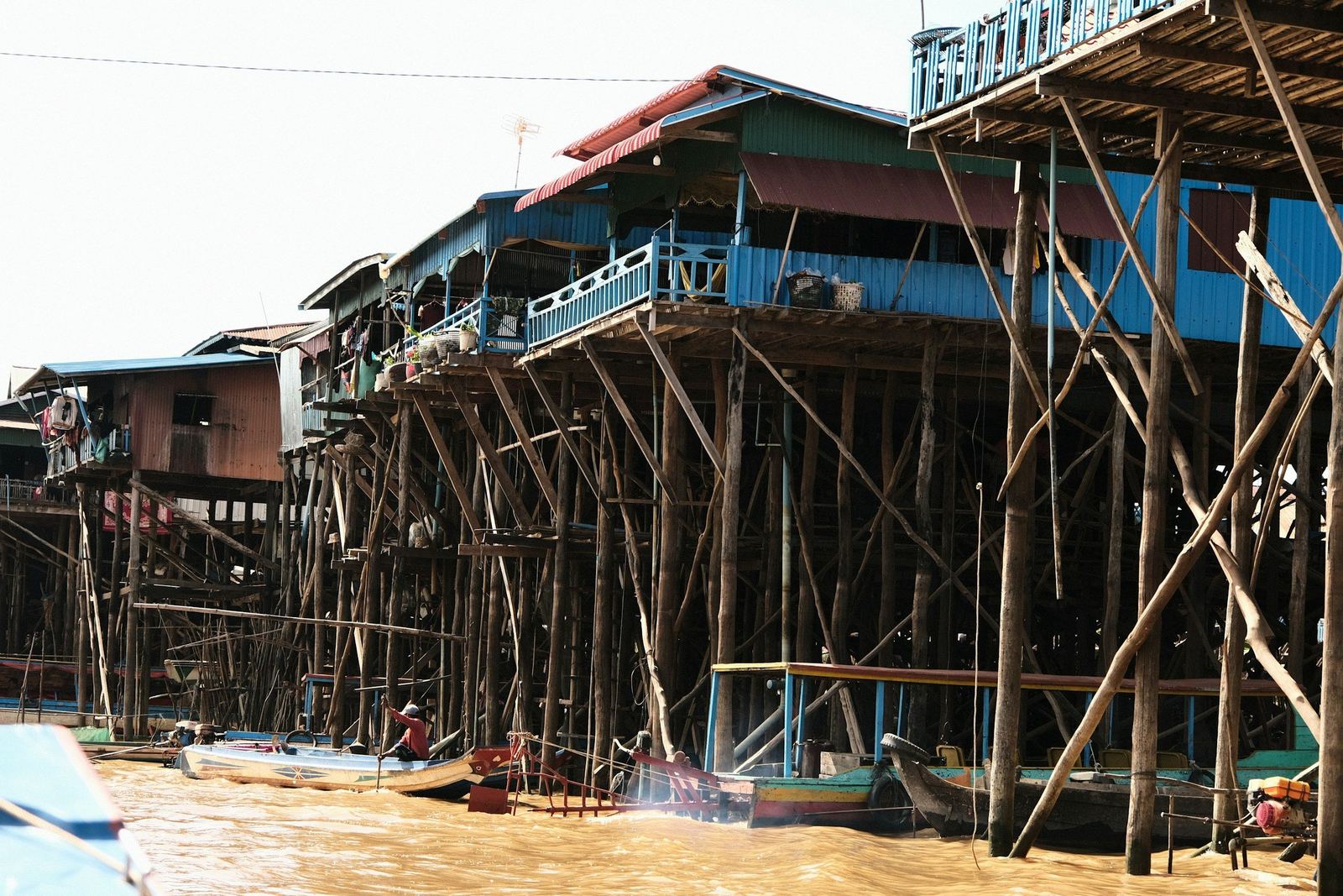 By boat on the Tonle Sap